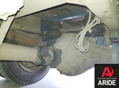 Рис. 8 Наши проекты: Пневмоподвеска на Hyundai HD 78 для усиления - Этапы установки