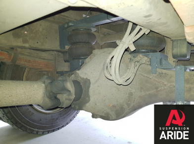 Рис. 7 Наши проекты: Пневмоподвеска на Hyundai HD 78 для усиления - Этапы установки