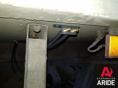 Рис. 12 Наши проекты: Пневмоподвеска на Hyundai HD 78 для усиления - Этапы установки