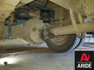 Рис. 5 Наши проекты: Пневмоподвеска на Hyundai HD 78 для усиления - Этапы установки