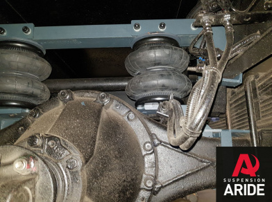 Рис. 13 Наши проекты: Пневмоподвеска на Hyundai HD 78 от производителя - Этапы установки