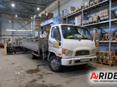 Рис. 1 Наши проекты: Усиление рессор Hyundai HD78