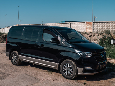 Рис. 1 Наши проекты: Замена пружин на пневмоподушки Hyundai Starex H-1