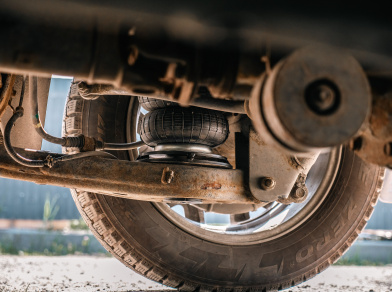 Рис. 4 Наши проекты: Замена пружин на пневмоподушки Hyundai Starex H-1