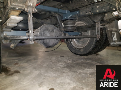 Рис. 8 Наши проекты: Пневмоподвеска на IVECO Daily 50C для грузоподъемности - Этапы установки