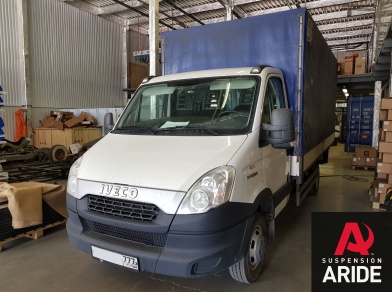 Рис. 1 Наши проекты: Пневмоподвеска на IVECO Daily 35C пневморессоры и управление