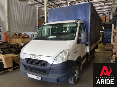 Рис. 1 Наши проекты: Пневмоподвеска на IVECO Daily 35C пневморессоры и управление