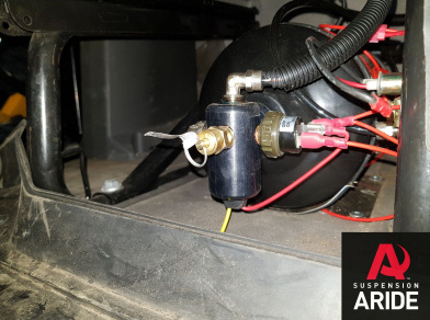 Рис. 4 Наши проекты: Пневмоподвеска на IVECO Daily 35C пневморессоры и управление