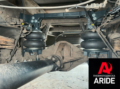 Рис. 6 Наши проекты: Комплект пневмоподвески на Iveco Daily 70