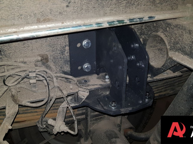 Рис. 8 Наши проекты: Установка задней пневмоподвески на эвакуатор ﻿Iveco Daily 65C