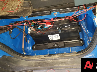 Рис. 12 Наши проекты: Установка задней пневмоподвески на эвакуатор ﻿Iveco Daily 65C