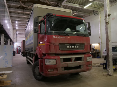 Рис. 1 Наши проекты: Установка пневмоподвески КАМАЗ К4 5325