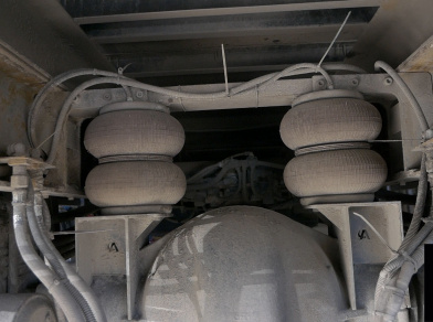 Рис. 3 Наши проекты: Установка передней пневмоподвески на Камаз 4308