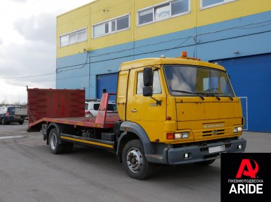 Рис. 1 Наши проекты: Установка пневмоподвески на эвакуатор Камаз 4308