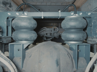 Рис. 6 Наши проекты: Пневмоподвеска Камаз 4308