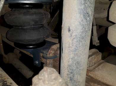 Рис. 4 Наши проекты: Пневмоподвеска на КАМАЗ 4308 - Этапы установки