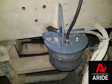 Рис. 9 Наши проекты: Пневмоподвеска на КАМАЗ 4308 - Этапы установки