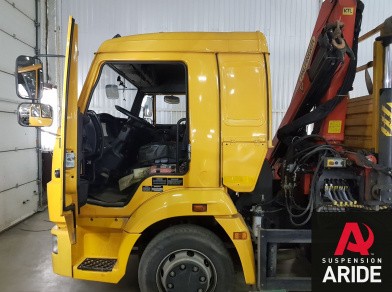 Рис. 2 Наши проекты: Пневмоподвеска на Камаз 4308 - установка на заднюю ось