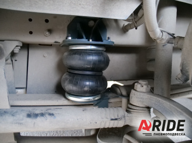 Рис. 3 Наши проекты: Вспомогательная пневмоподвеска на КАМАЗ 4308