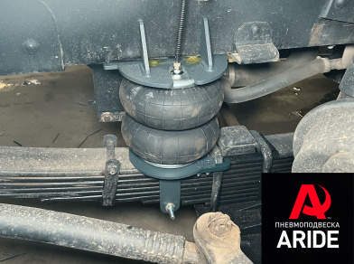 Рис. 5 Наши проекты: Установка пневмоподвески на КАМАЗ Компас 12