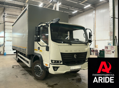 Рис. 1 Наши проекты: Установка пневмоподвески на КАМАЗ Компас 12