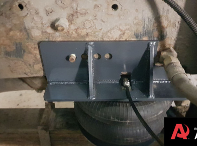 Рис. 5 Наши проекты: Пневмоподвеска на КАМАЗ 53212- Этапы установки