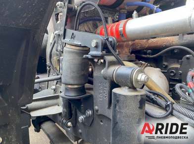 Рис. 5 Наши проекты: Пневмоподушки на кабину КАМАЗ 65115