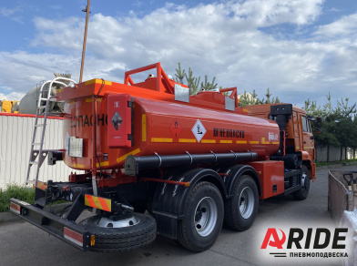 Рис. 8 Наши проекты: Пневмоподушки на кабину КАМАЗ 65115