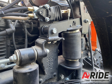 Рис. 3 Наши проекты: Пневмоподушки на кабину КАМАЗ 65115