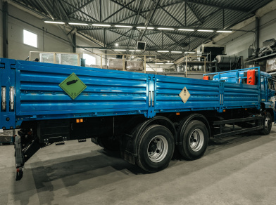 Рис. 2 Наши проекты: Пневмоподвеска на кабину КАМАЗ 65117