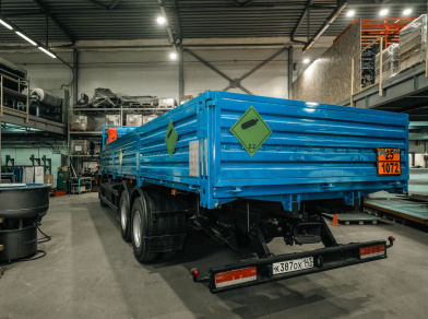 Рис. 3 Наши проекты: Пневмоподвеска на кабину КАМАЗ 65117