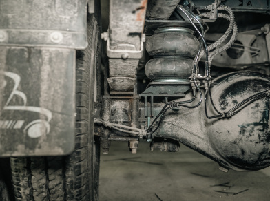 Рис. 3 Наши проекты: Пневмоподвеска на КАМАЗ Компас 5