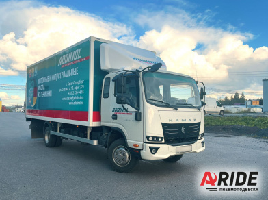 Рис. 1 Наши проекты: Установка пневмоподвески на КАМАЗ Компас 9