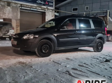 Рис. 5 Наши проекты: Установка пневмоподвески на Lada Largus