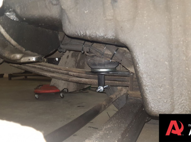 Рис. 6 Наши проекты: Пневмоподвеска на ﻿MAN TGL 8.163 - Этапы установки