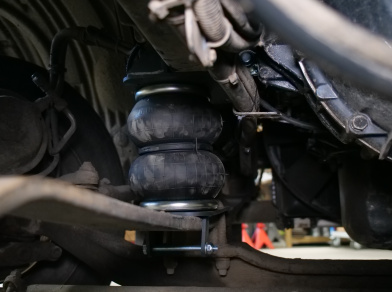 Рис. 4 Наши проекты: Пневмоподвеска на MAN TGL