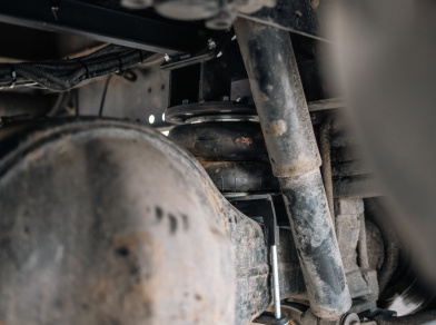 Рис. 5 Наши проекты: Пневмоподушки на MAN TGL 12.180