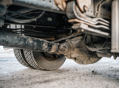 Рис. 3 Наши проекты: Пневмоподушки на MAN TGL 12.180