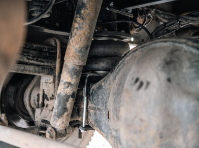 Рис. 4 Наши проекты: Пневмоподушки на MAN TGL 12.180