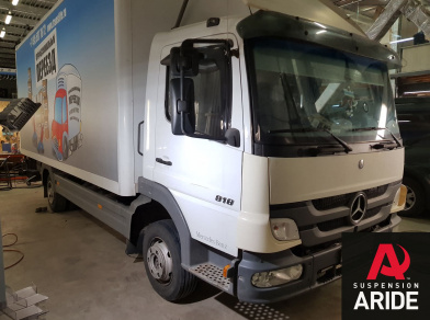 Рис. 1 Наши проекты: Пневмоподвеска на Mercedes Atego 818 - Этапы установки