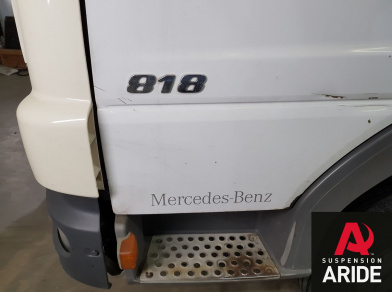 Рис. 2 Наши проекты: Пневмоподвеска на Mercedes Atego 818 - Этапы установки