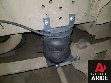 Рис. 6 Наши проекты: Пневмоподвеска на Mercedes Atego 818 - Этапы установки