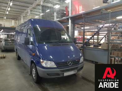 Рис. 9 Наши проекты: Пневмоподвеска на Mercedes Sprinter Classic для комфорта - Этапы установки