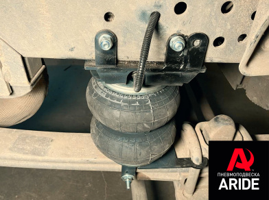 Рис. 4 Наши проекты: Установка пневмоподвески на Mercedes-Benz Atego