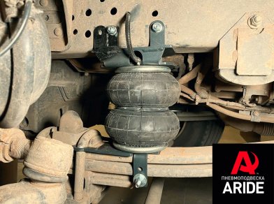 Рис. 3 Наши проекты: Установка пневмоподвески на Mercedes-Benz Atego
