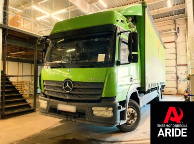 Рис. 1 Наши проекты: Установка пневмоподвески на Mercedes-Benz Atego