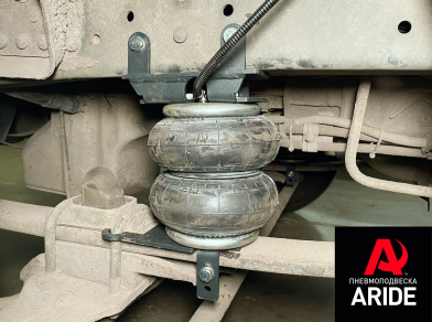 Рис. 4 Наши проекты: Установка вспомогательной пневмоподвески на Mercedes-Benz Atego