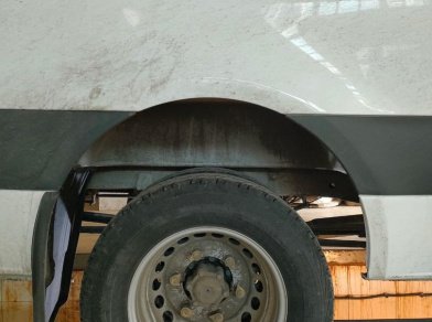 Рис. 6 Наши проекты: Установка пневмоподвески Mercedes Sprinter W907, 516