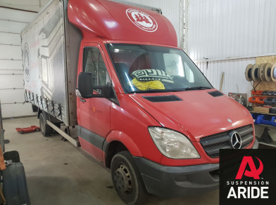 Рис. 12 Наши проекты: Пневмоподвеска на Mercedes Sprinter 5 от компании Арайд - Этапы установки
