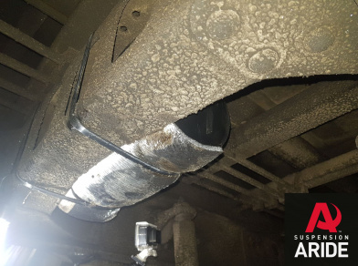 Рис. 12 Наши проекты: Пневмоподвеска на Mitsubishi Canter для усиления - Этапы установки